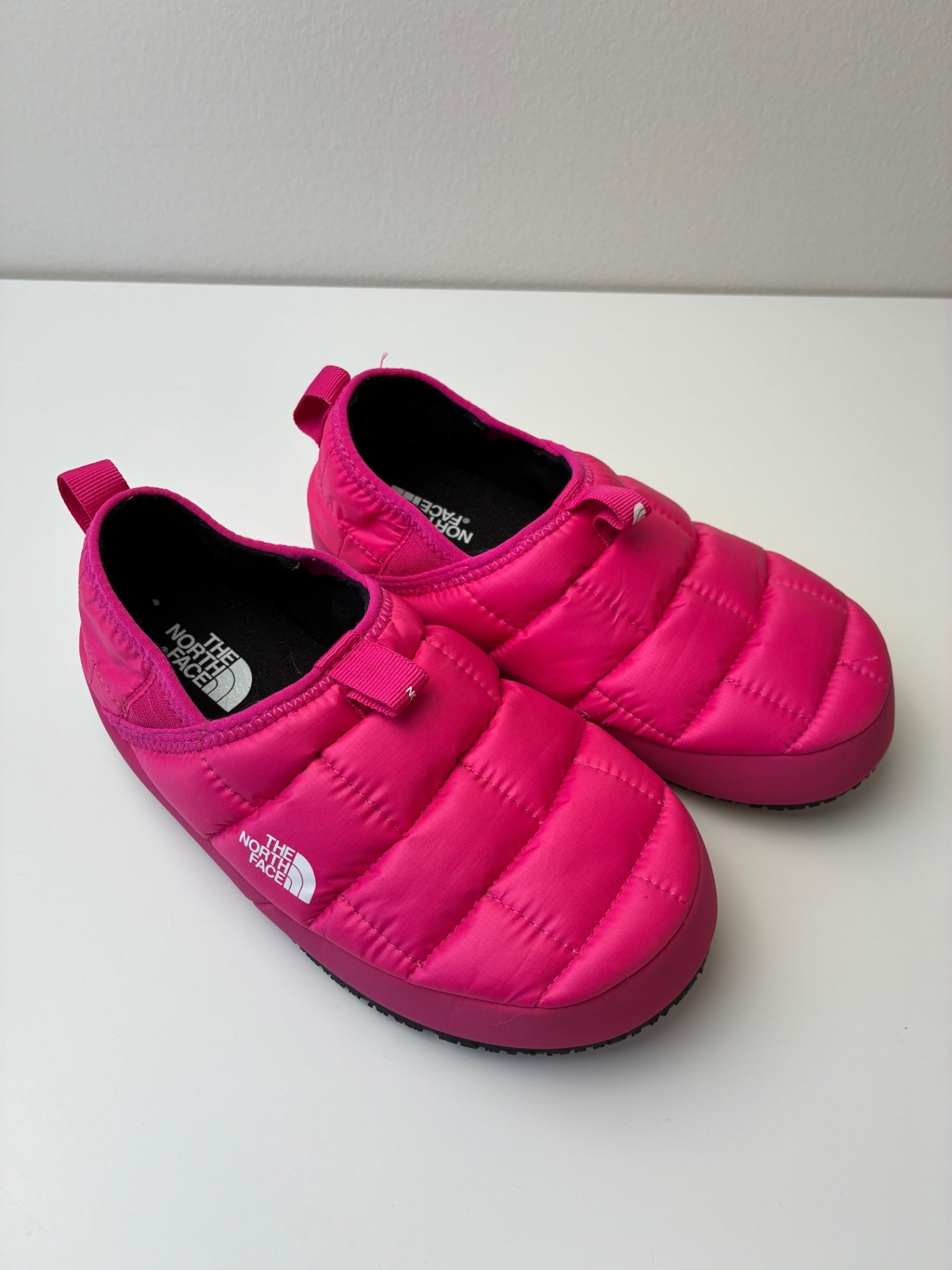 The North Face Shoes - Pink Puffer Traction Slippers | size Shoe 4