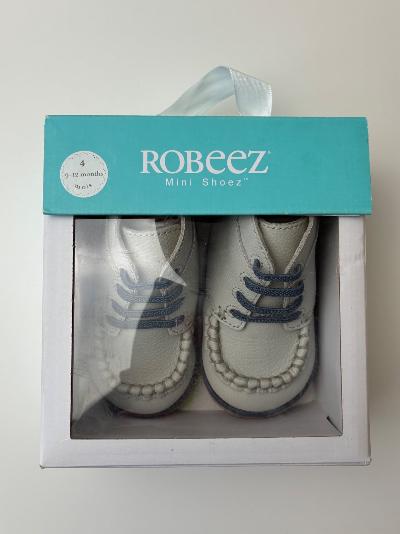 Robeez Shoes - Gray 100% Leather Glen Desert Boot | size Shoe 4