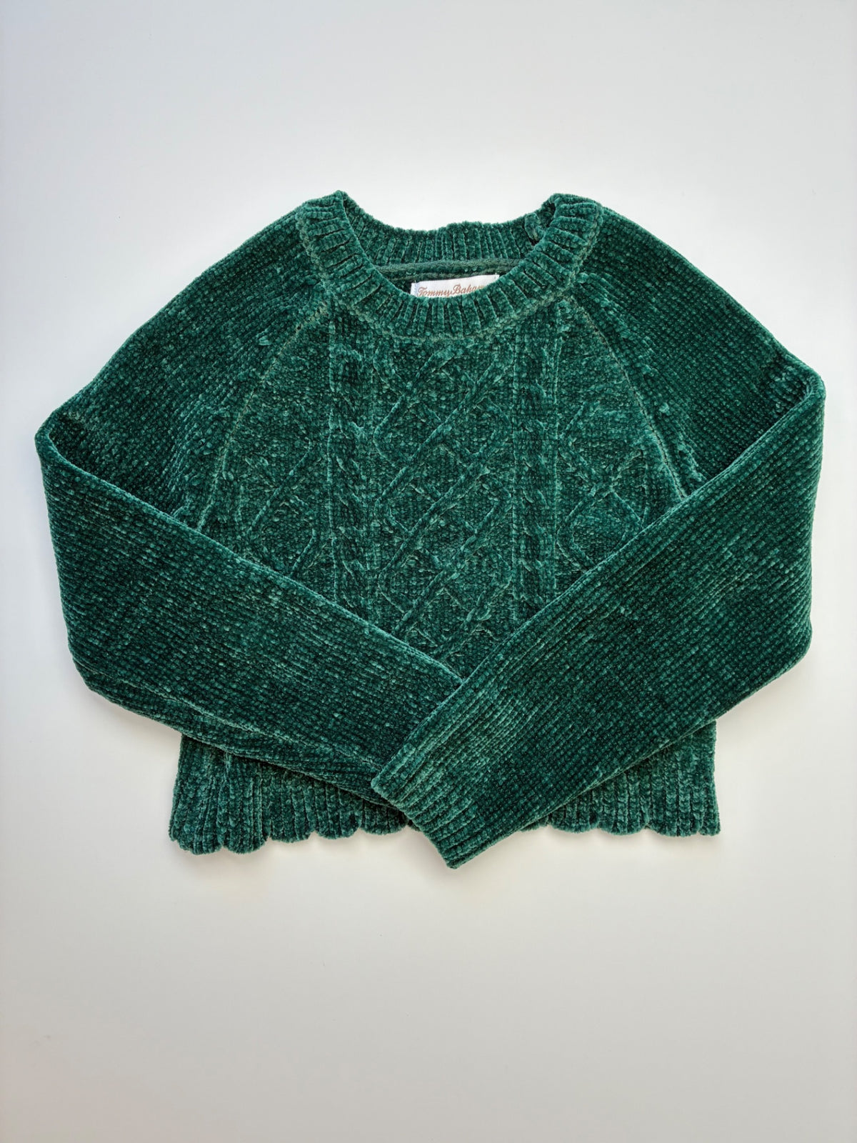 Tommy Bahama Sweater - Green Chenille Knit | size 5T/6