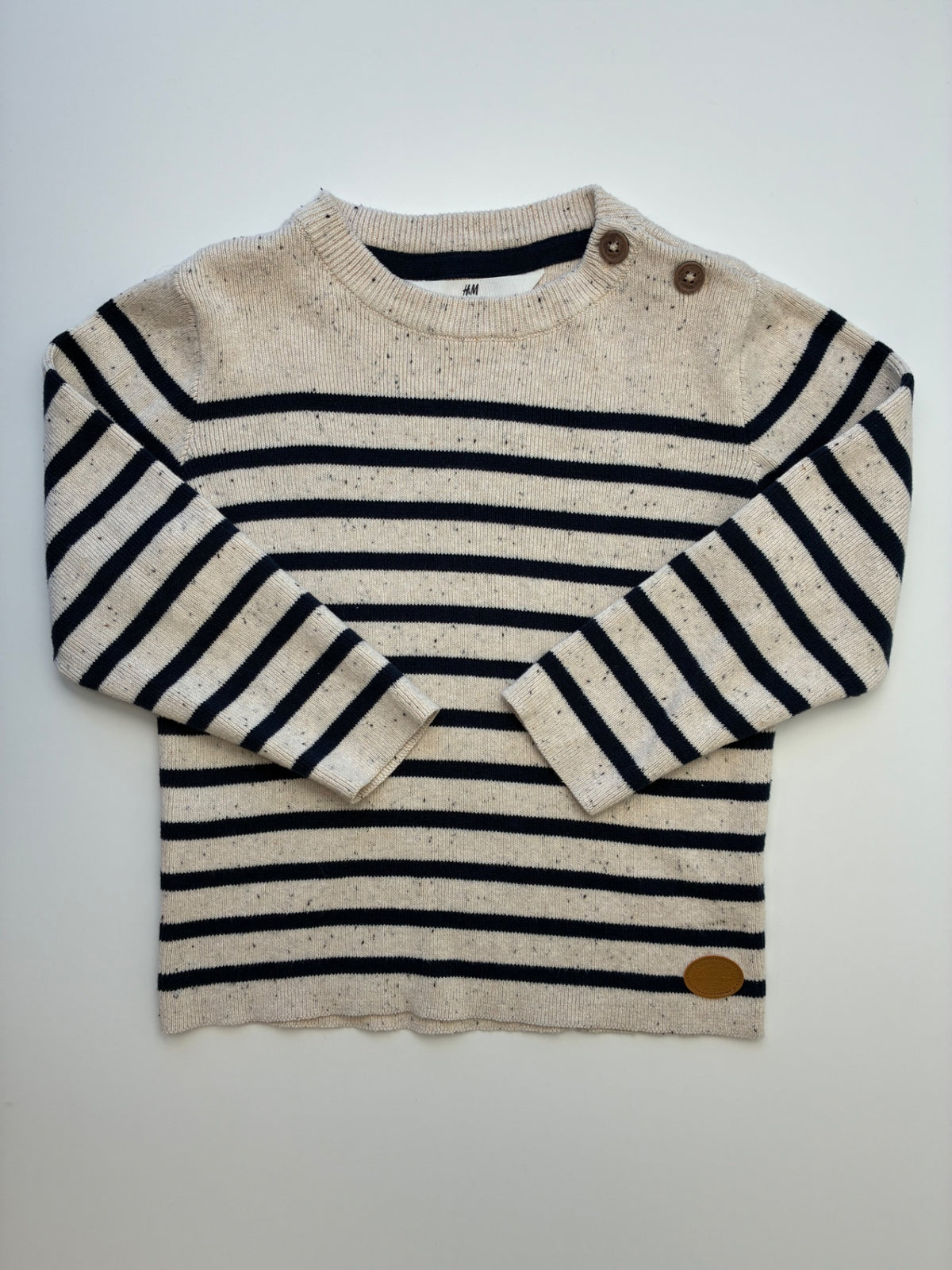 H&M Sweater - Navy Blue Striped | size 3T/4T