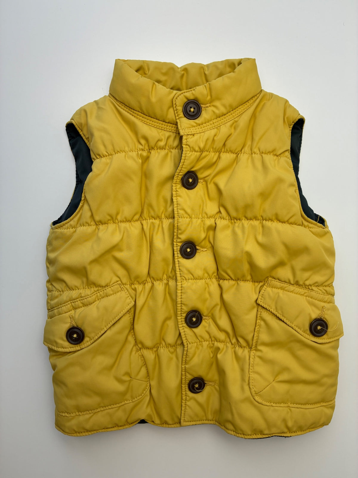 Oshkosh B'Gosh Jacket - Yellow Puffer Vest | size 24 Months