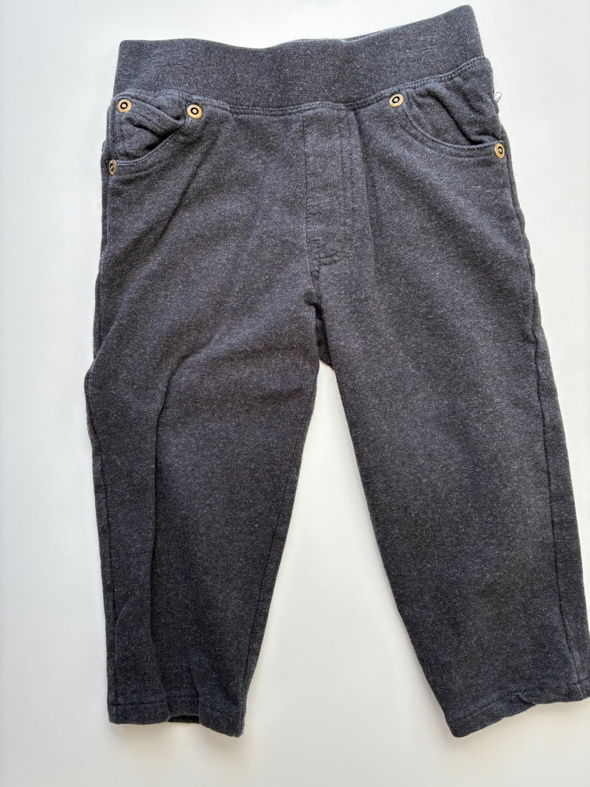 Monica + Andy Pants - Black Sweatpant Brooklyn Skinnies | size 2T