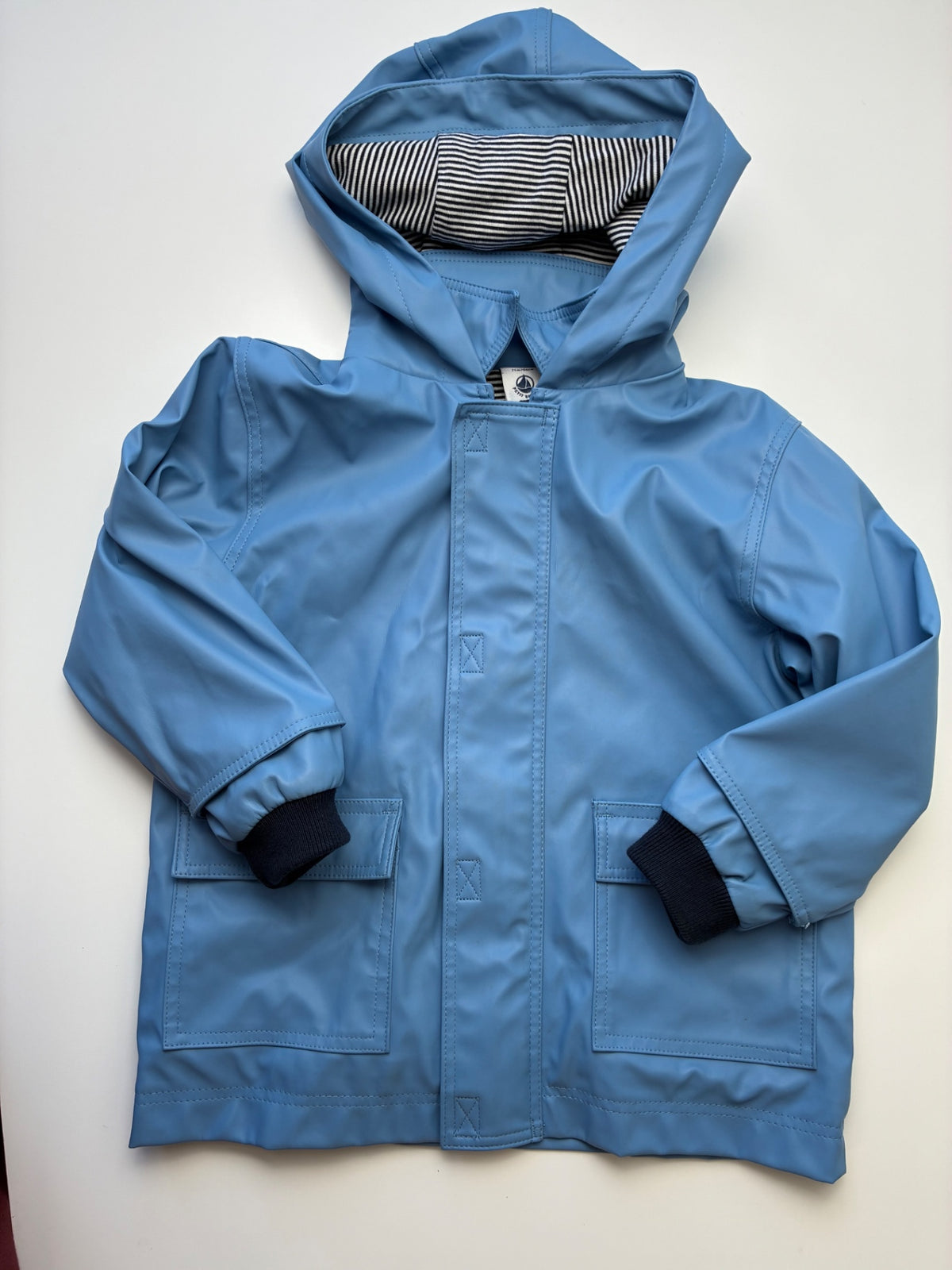 Petit Bateau | 24 Months | Blue Rain Coat