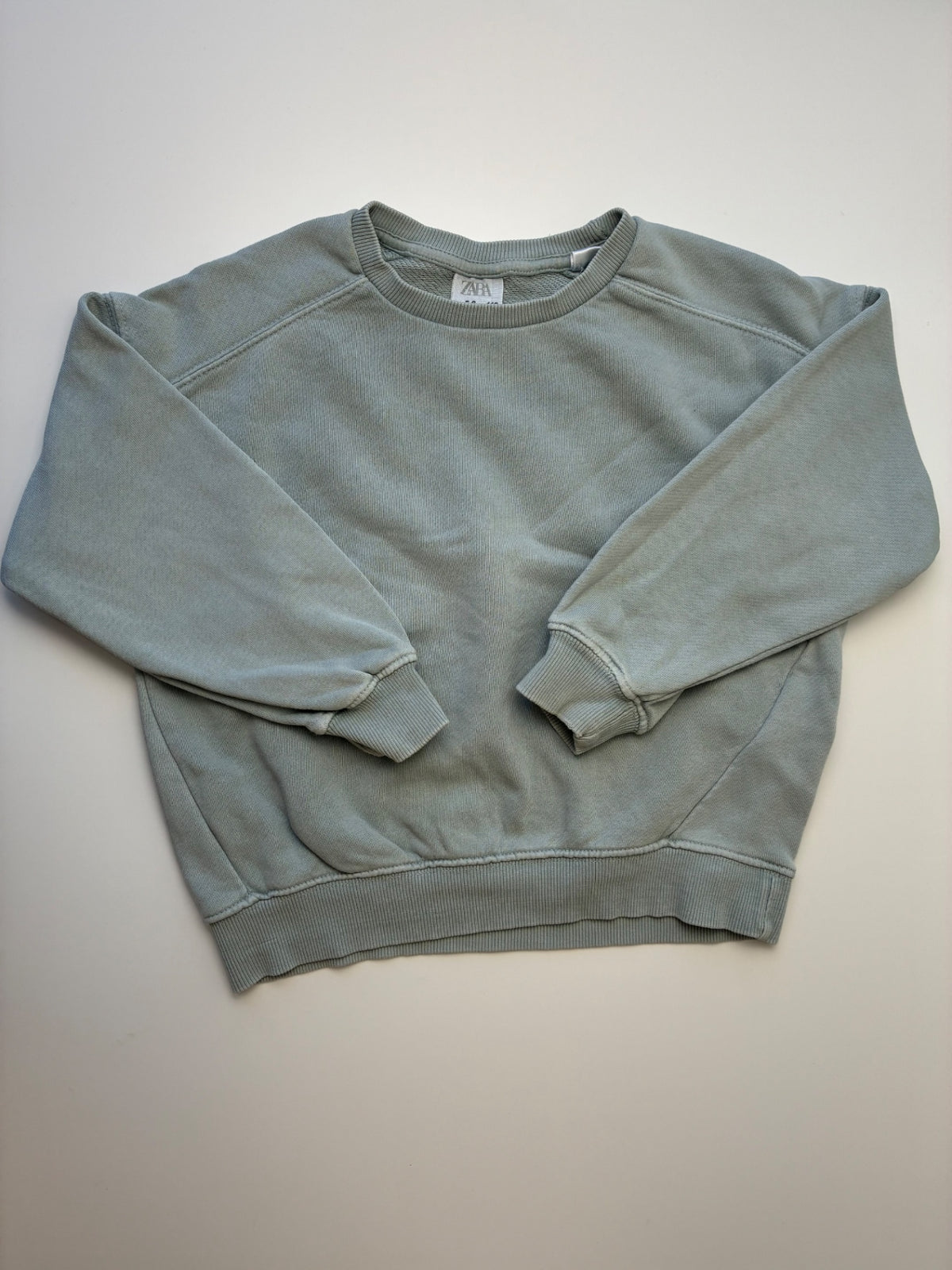 Zara Sweatshirt - Blue 100% Cotton Crewneck | size 5T/6