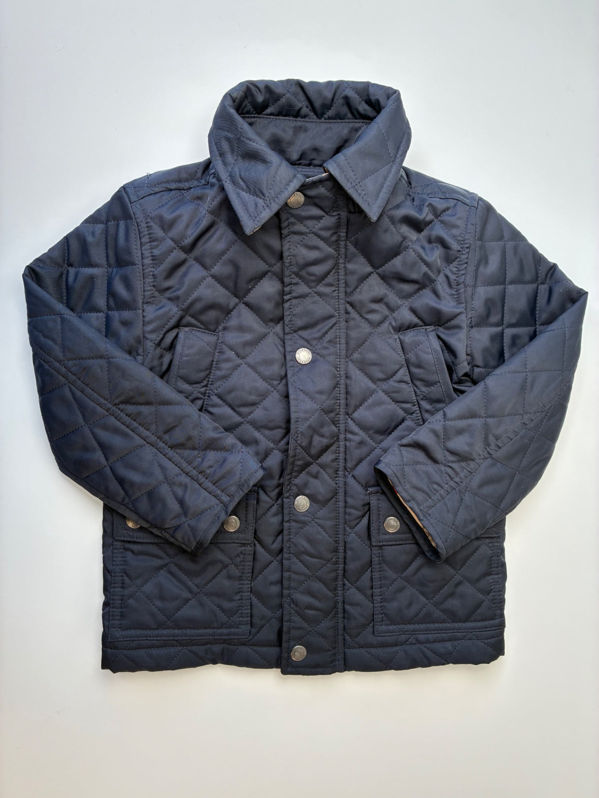 Burberry Coat/Jacket - Navy Blue Quilted | size 2T