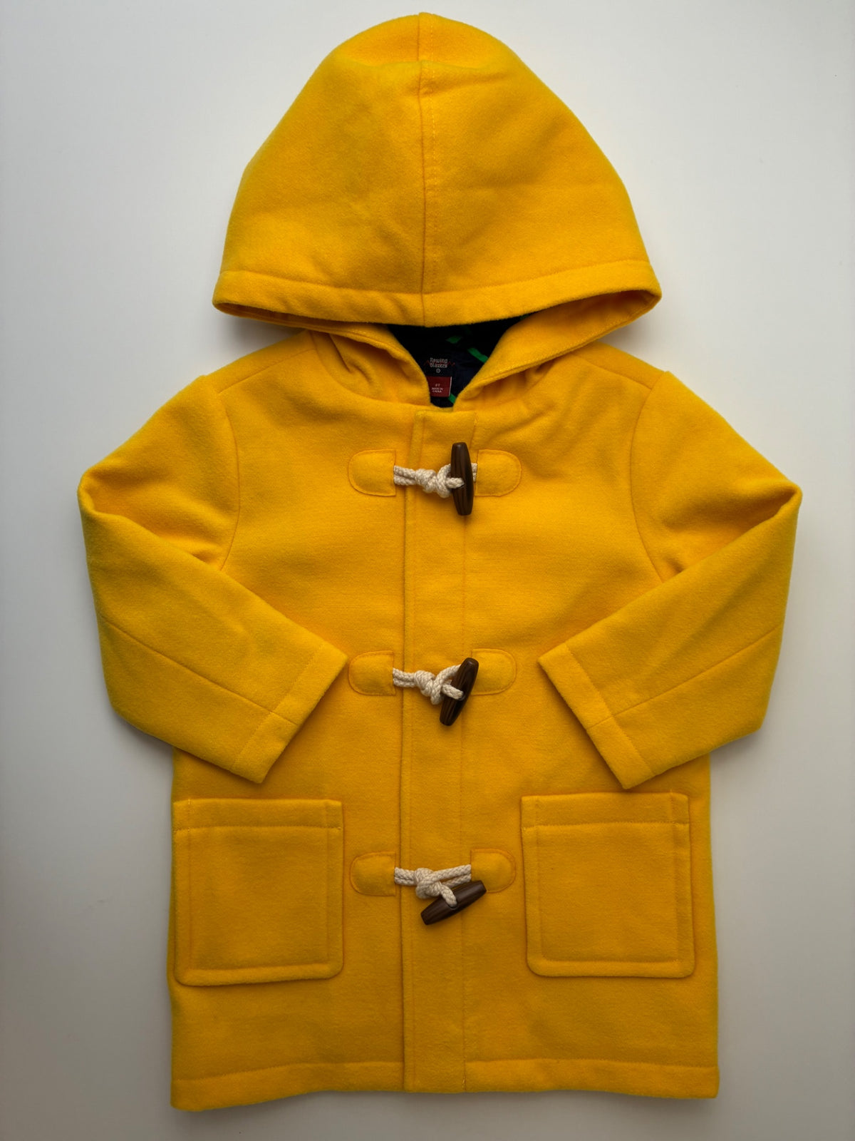 Rowing Blazers x Target Coat/Jacket - Yellow Wood Toggle Overcoat | size 2T