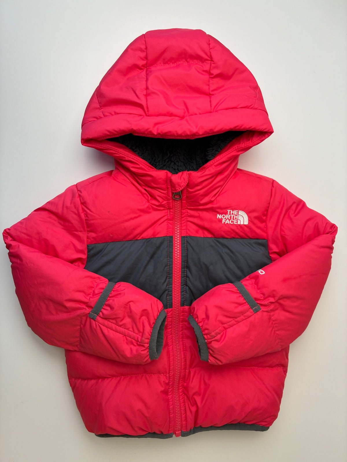 The North Face Coat - Pink Fleece Lined Puffer | size 18 - 24 Months