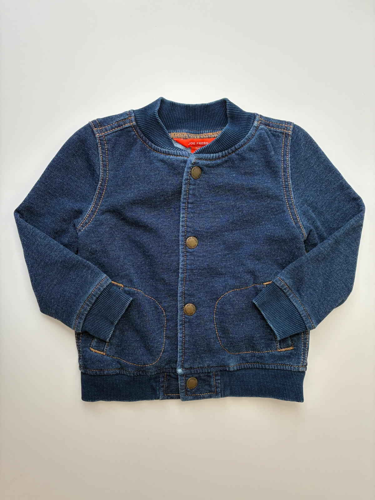 Joe Fresh Jacket - Blue Faux Denim | size 18 - 24 Months