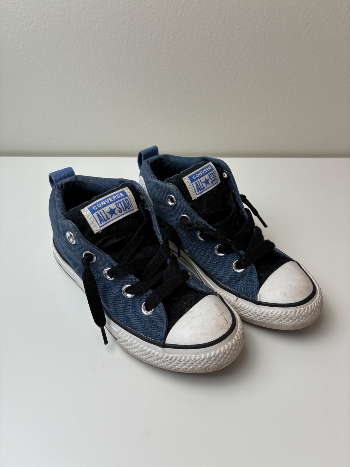 Converse Shoes - Blue Street Mid Top Sneakers | size Shoe 1