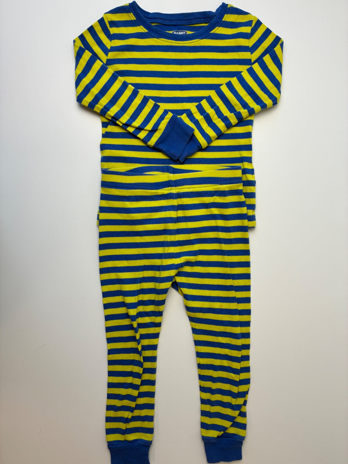 Old Navy 2 Piece Ensemble - Blue Striped Pajamas | size 3T