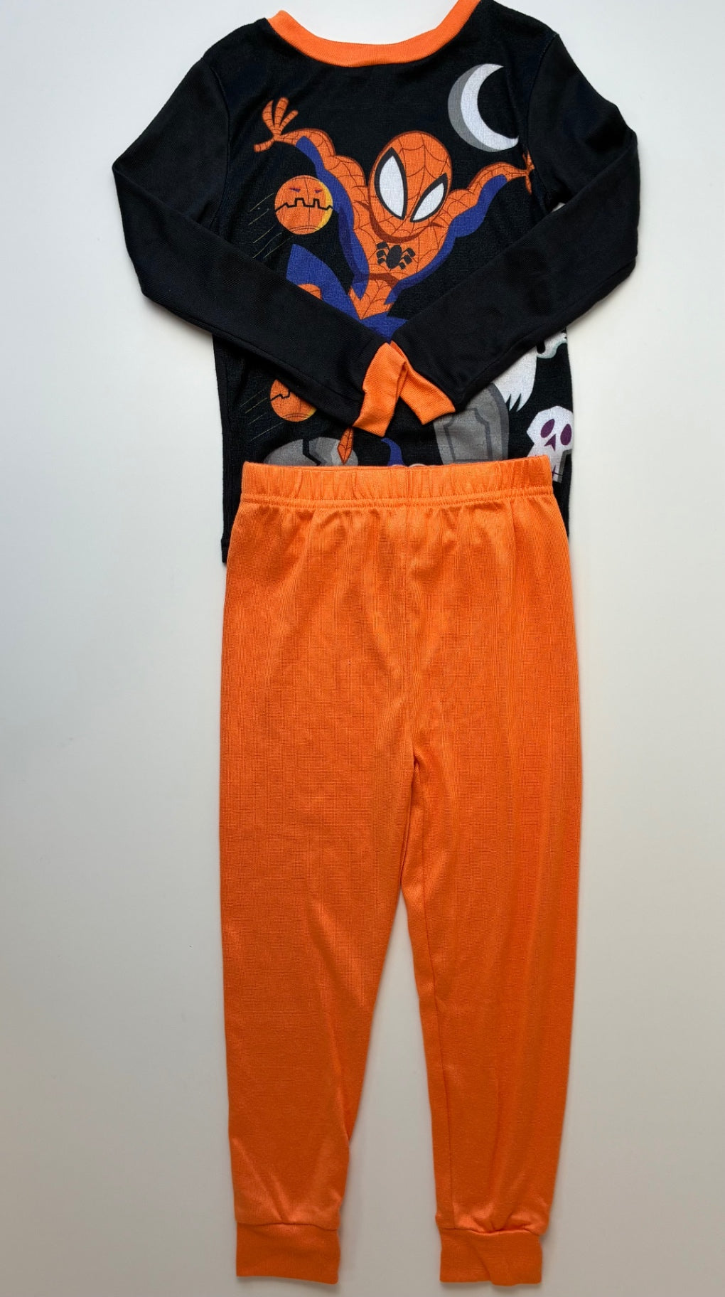 Marvel Halloween Clothing - Orange Spider-Man Pajamas | size 6