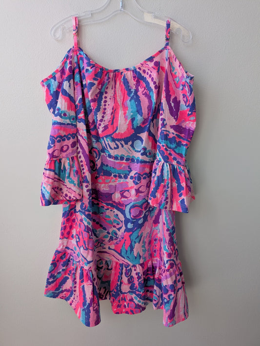 Lilly Pulitzer | 8 | Dress - pink - off shoulder 