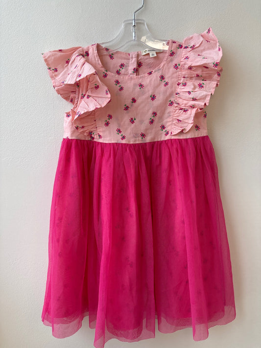 Tucker + Tate | 5 | Dress - Pink - Flutter Sleeve with Tulle Bottom