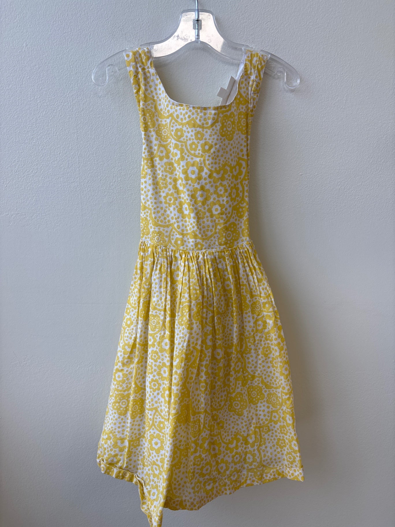 Mini Boden | 6/7 | Dress - Yellow - Cross Back