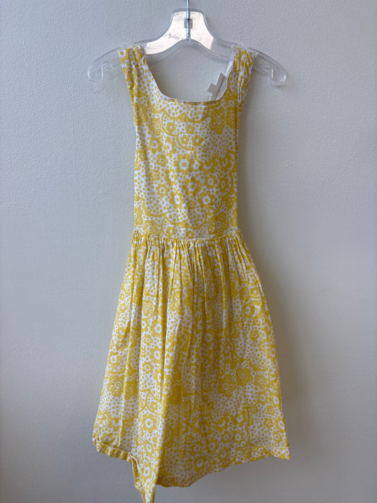 Mini Boden | 6/7 | Dress - Yellow - Cross Back