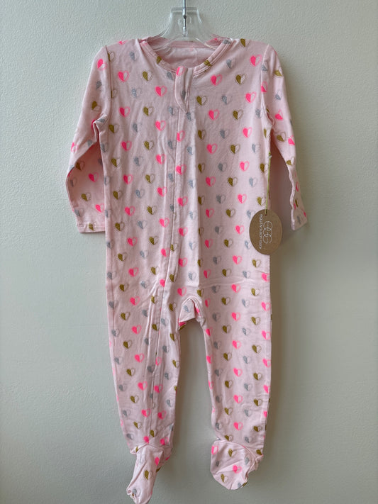 EGG New York | 18 Months | Onesie - Pink - Hearts
