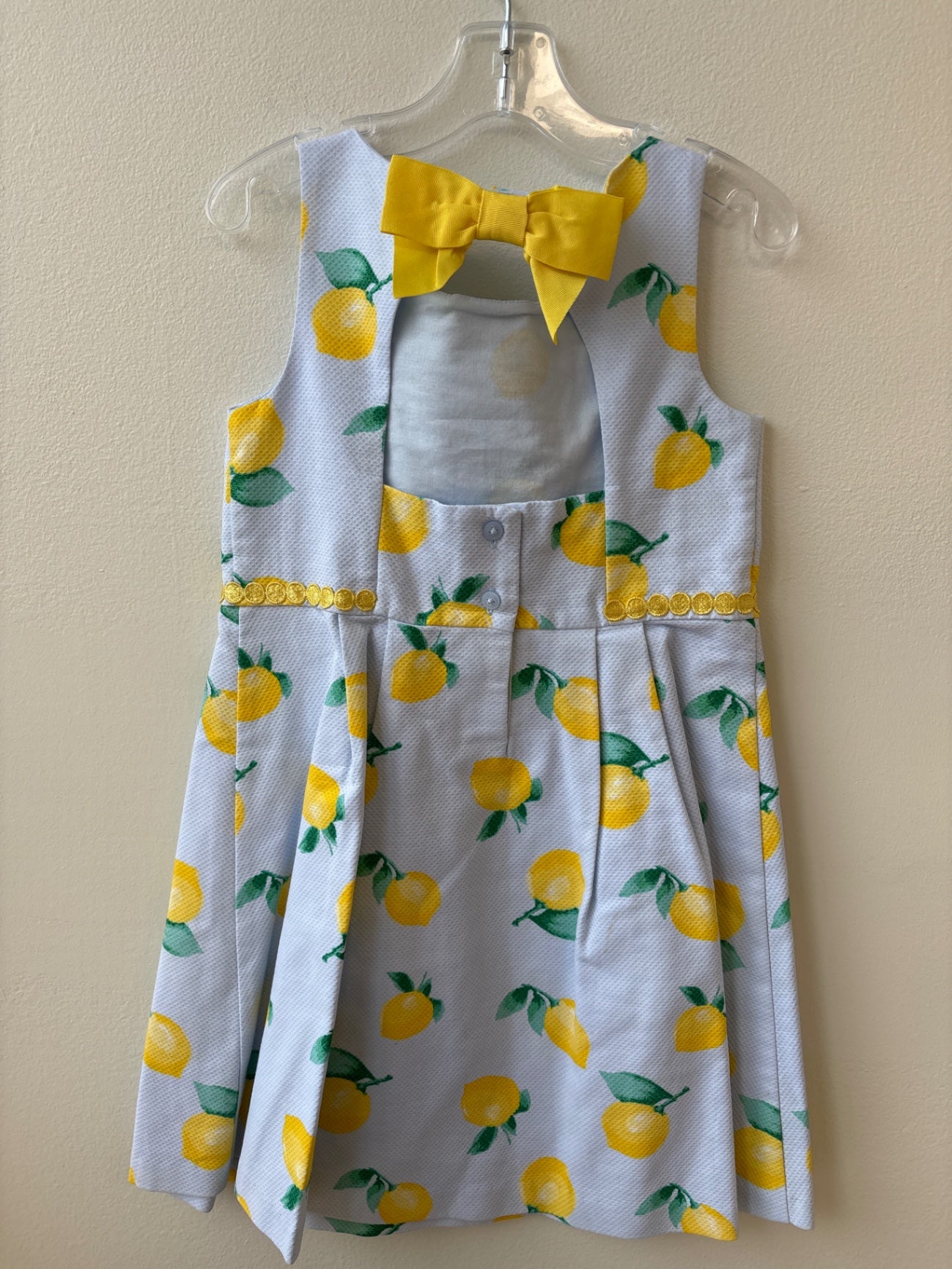 Janie and Jack | 6 | Dress - Blue Print - Lemons