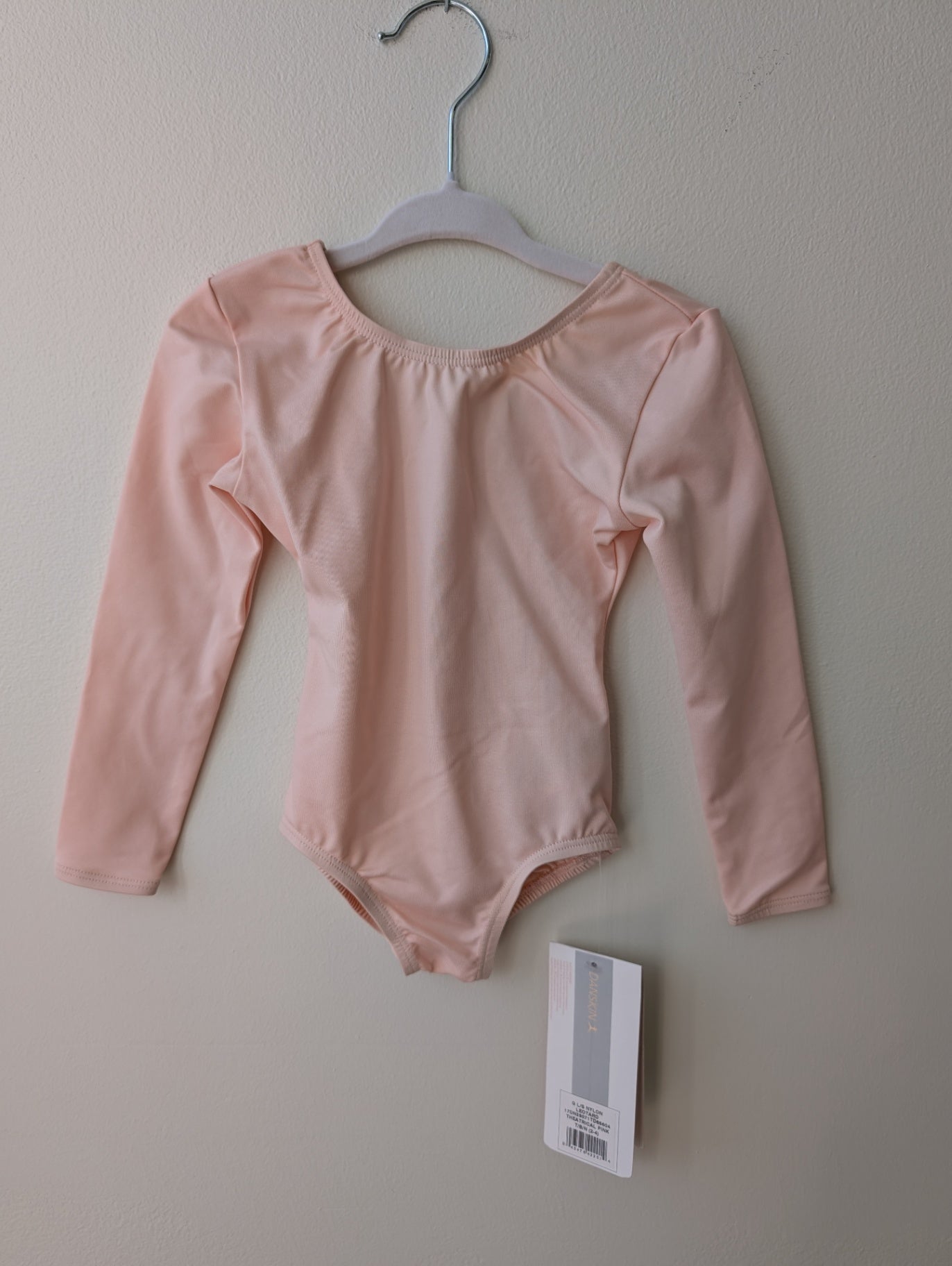 Danskin | 2T - 4T | Bodysuit - Pink - Long sleeve Leotard
