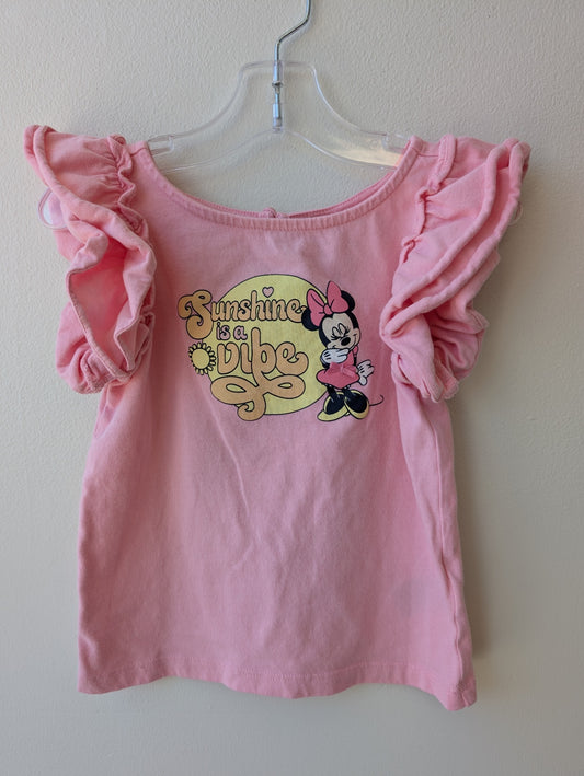 Janie and Jack | 3T | Tank Top - Pink - Minnie Mouse