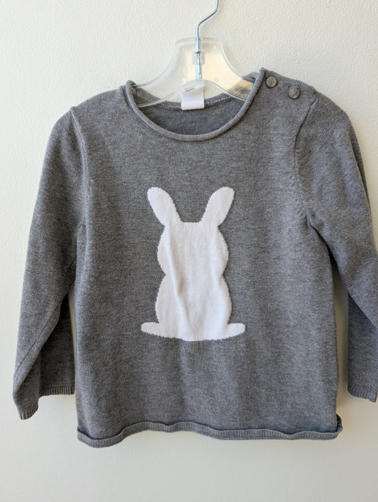 H&M | 3T | Sweater - Gray - Bunny