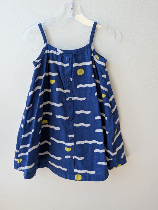 Hanna Andersson | 3T | Dress - Blue - Button Down