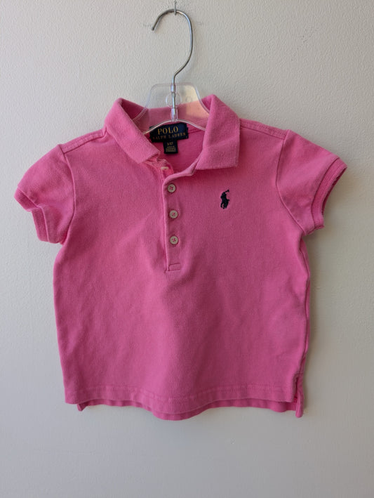 Polo | 3T | Shirt - Pink - Polo