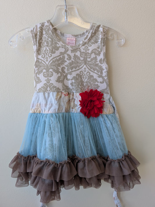 Giggle Moon | 2T | Dress - Tan - Sleeveless