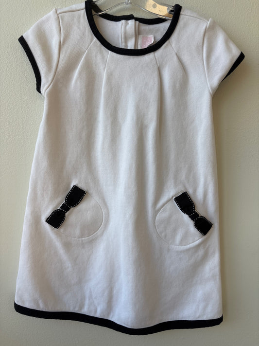 Janie and Jack | 4T | 2 Piece Ensemble - White - Dress and Coat