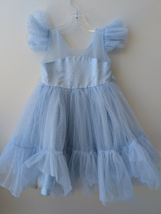 Mia Bella Girls | 3T/4T | Dress - Blue - Tulle