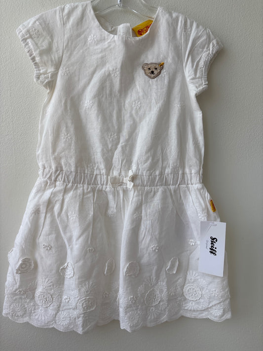 Steiff | 2T | Dress - Whtie - Embroidered