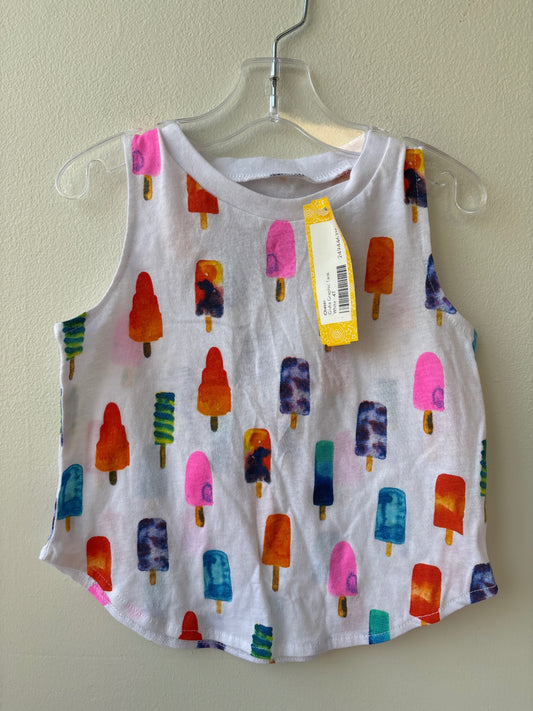 Chaser | 4T | Tank Top - White - Popsicles
