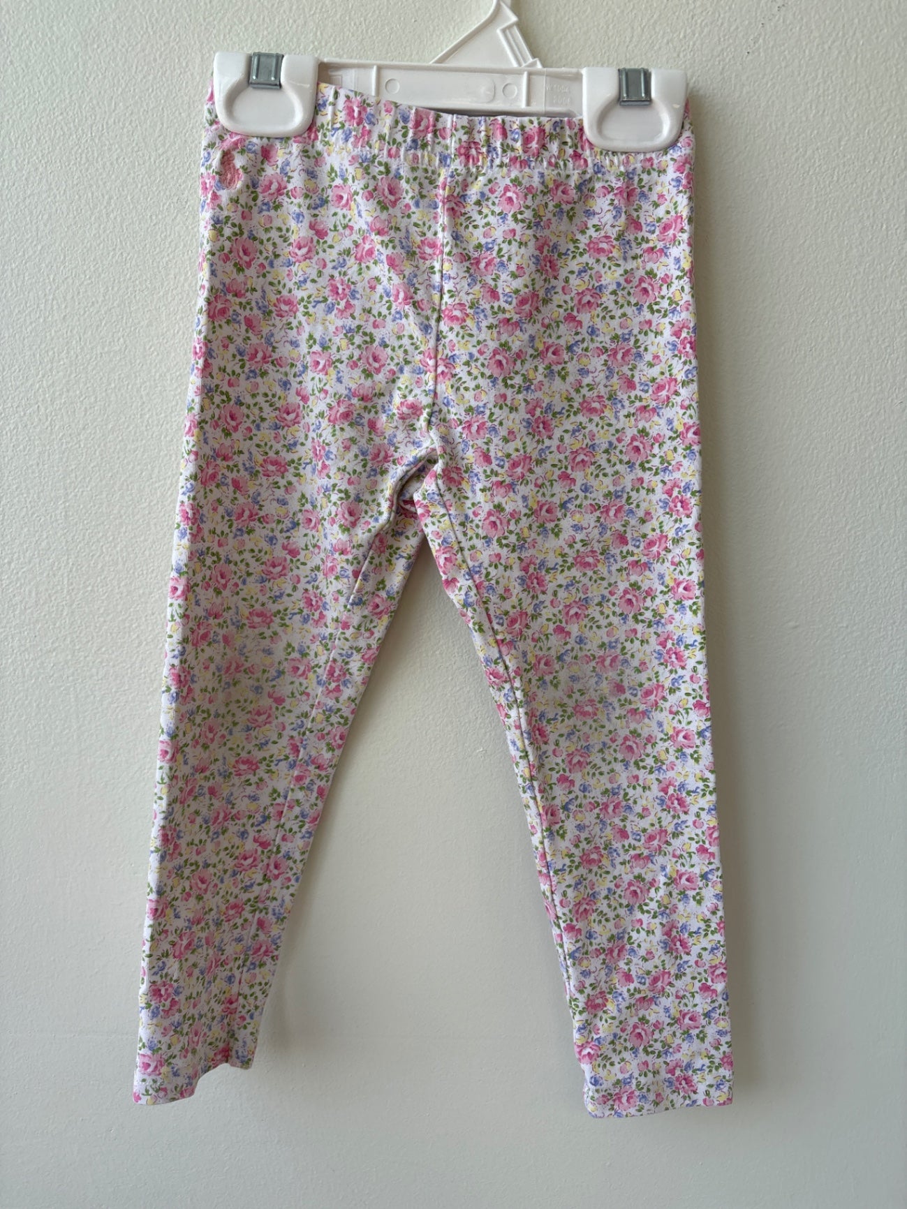 Polo | 3T | Leggings - Pink - Floral