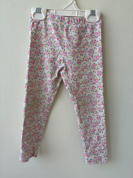 Polo | 3T | Leggings - Pink - Floral