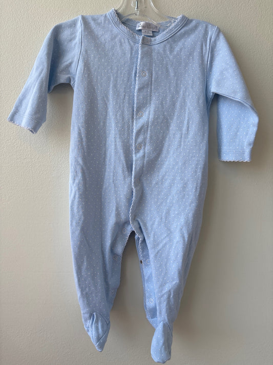 Kissy Kissy | 6 - 9 Months | Onesie - Blue - Polka Dot