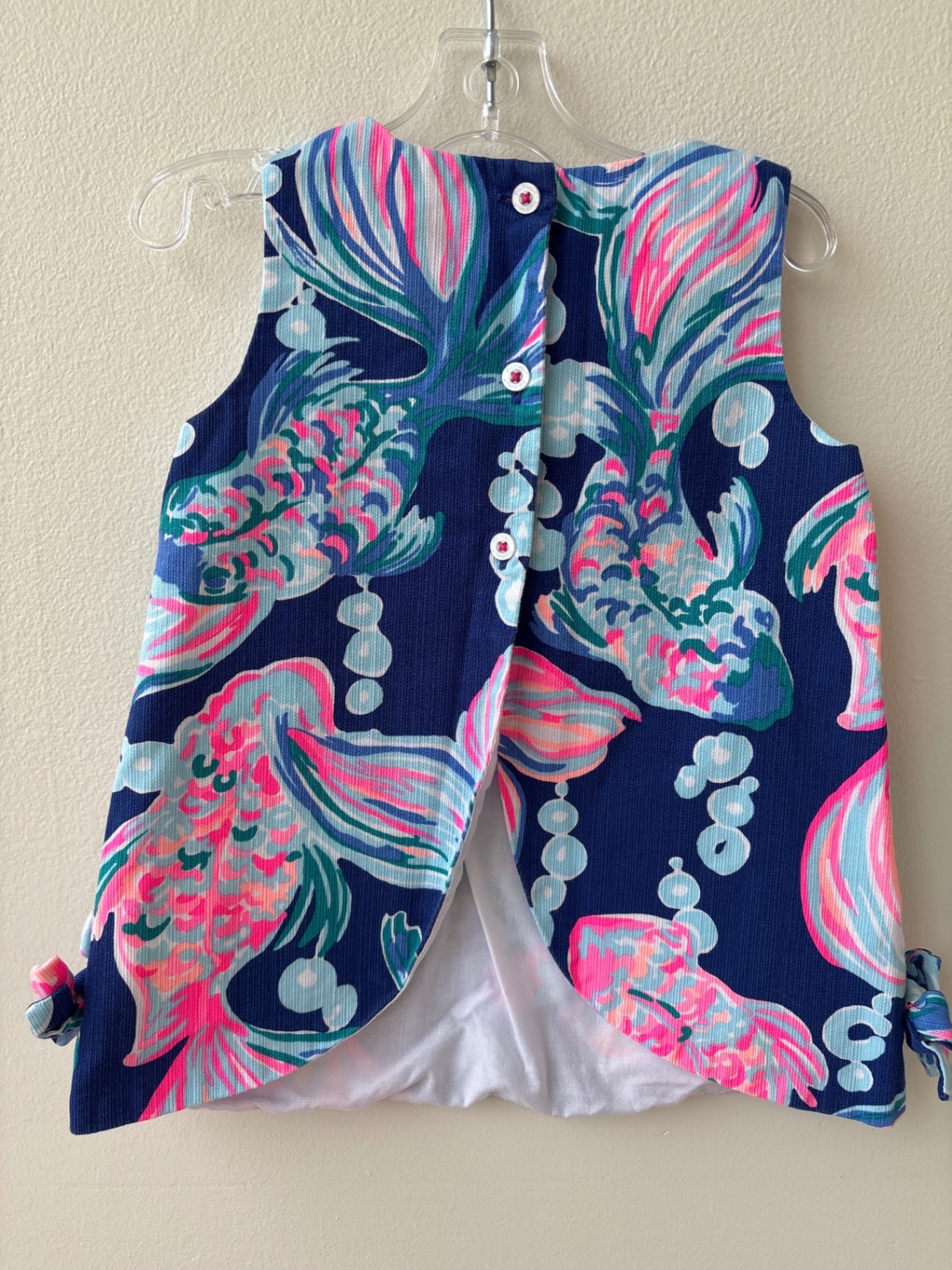 Lilly Pulitzer | 12 - 18 Months | Dress - Blue - Shift Dress with Fish Pattern