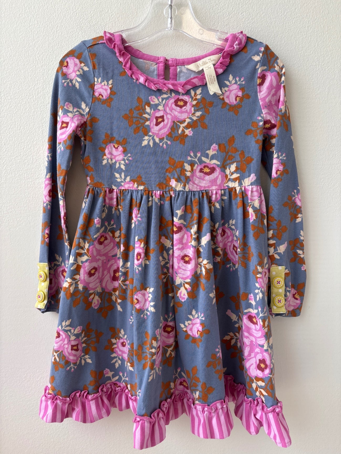 Matilda Jane | 4T | Dress - Pink - Floral with Ruffle Details
