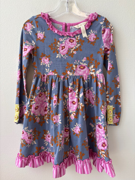 Matilda Jane | 4T | Dress - Pink - Floral with Ruffle Details