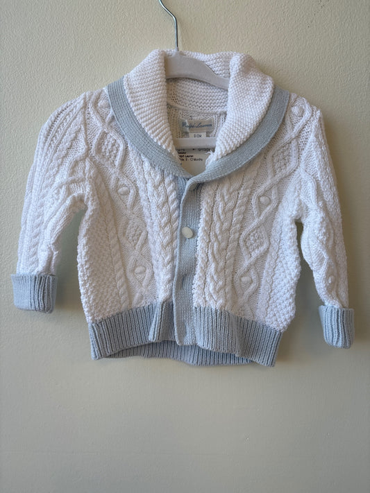 Ralph Lauren | 9-12 Months | Sweater - White - Cardigan