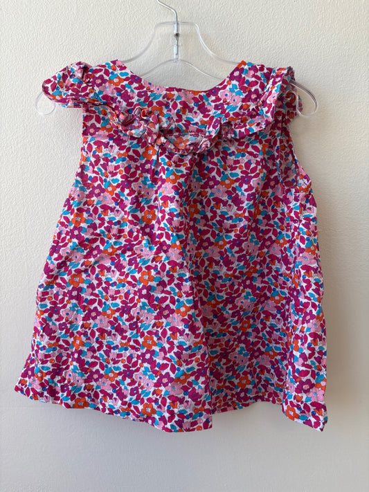 Jacadi | 6 | Shirt - Pink - Liberty Fabric