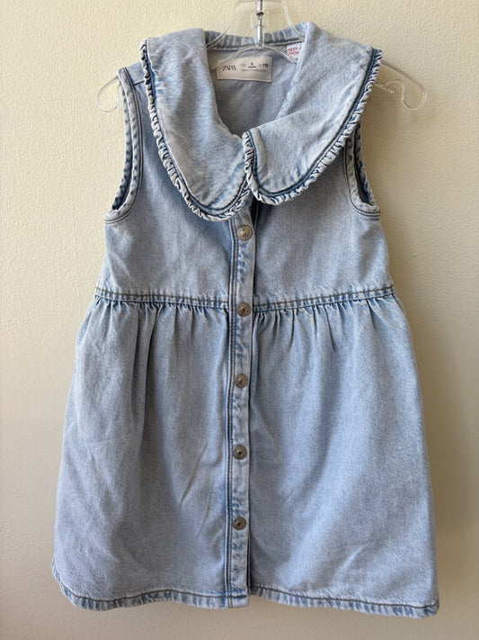 Zara | 5T | Dress - Blue - Denim