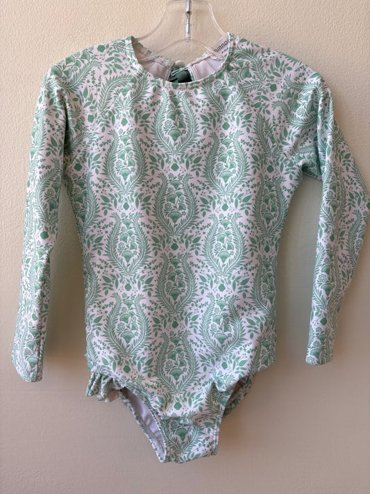 Minnow | 3T/4T | Swim - Green - Long Sleeve
