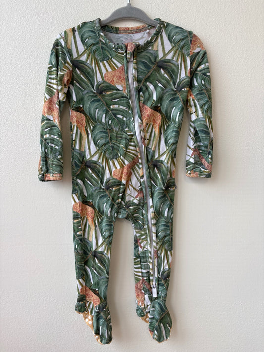 Little Bum Bums | 9-12 Months | Onesie - Green - Giraffe