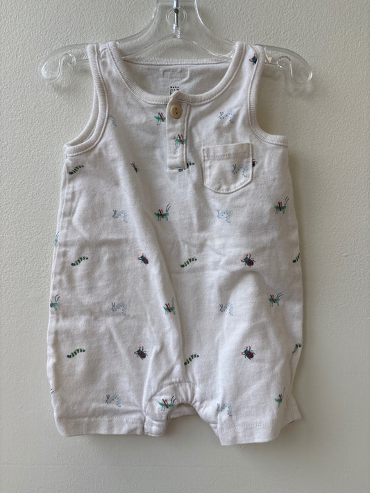 Gap | 3 - 6 Months | Romper - White - Bugs