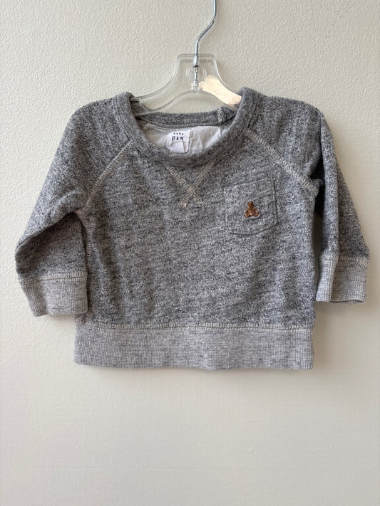 Gap | 6-12 months | Sweatshirt - Gray - Solid