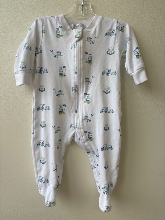 Kissy Kissy | 3 - 6 Months | Onesie - White - Golf