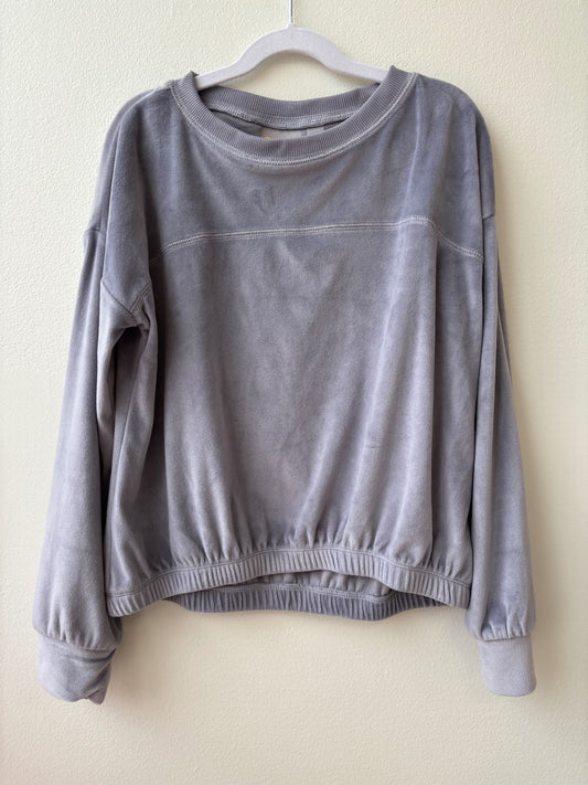 Zella | 10/12 | Sweatshirt - Gray - Velour