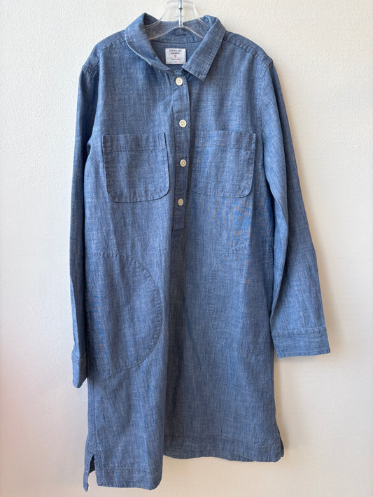 Crewcuts | 12 | Dress - Blue - Chambray Shirt Dress
