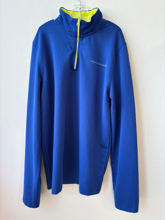 Vineyard Vines | 16 | Pullover - Blue - Performance 1/4 zip