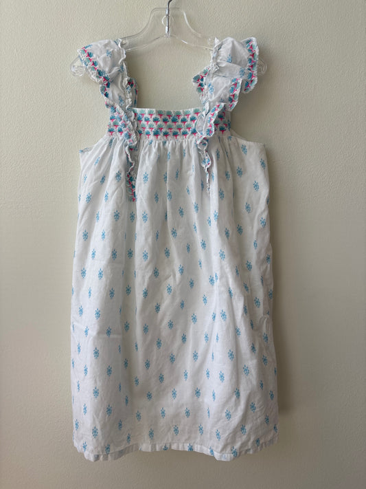 EGG New York | 6 | Dress - White - tank - embroidered floral