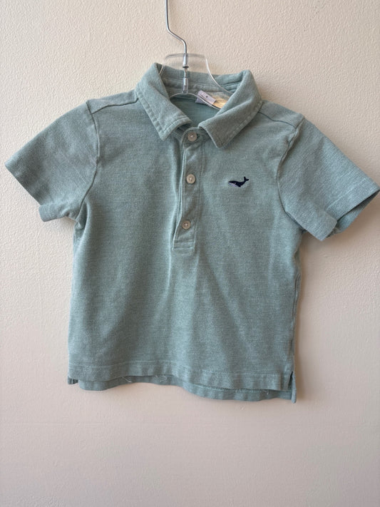 Janie and Jack | 3T | Shirt - Green - Polo